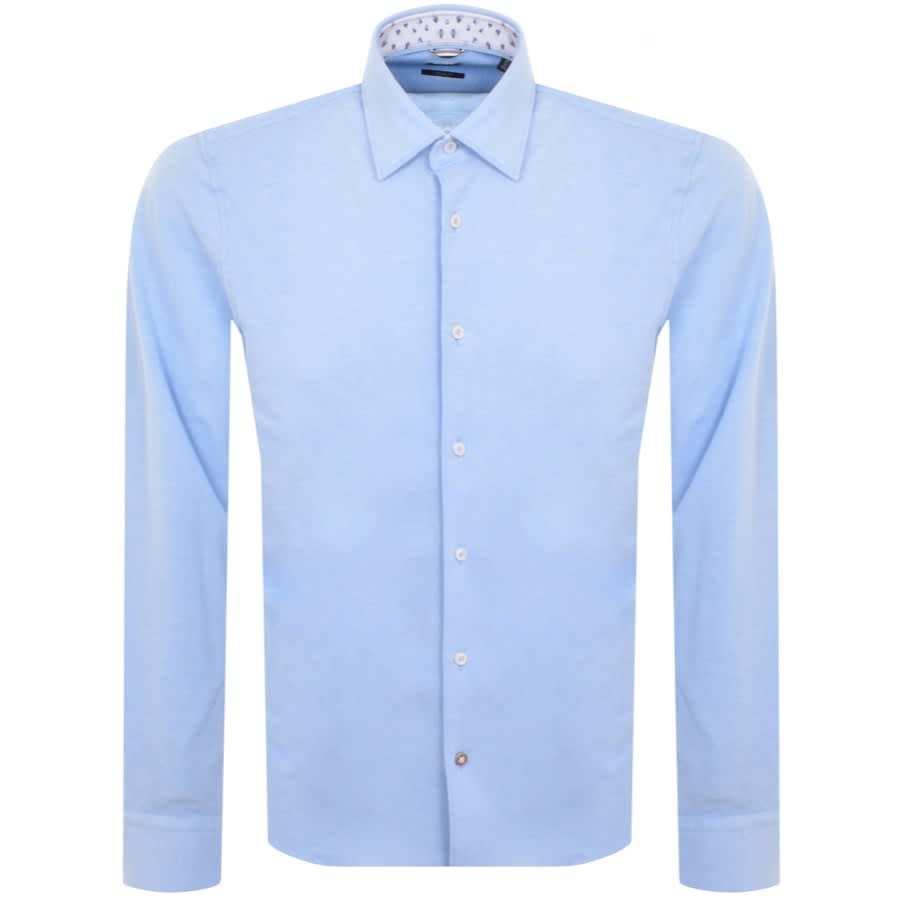 BOSS C Hal Kent Long Sleeved Shirt Blue | Mainline Menswear