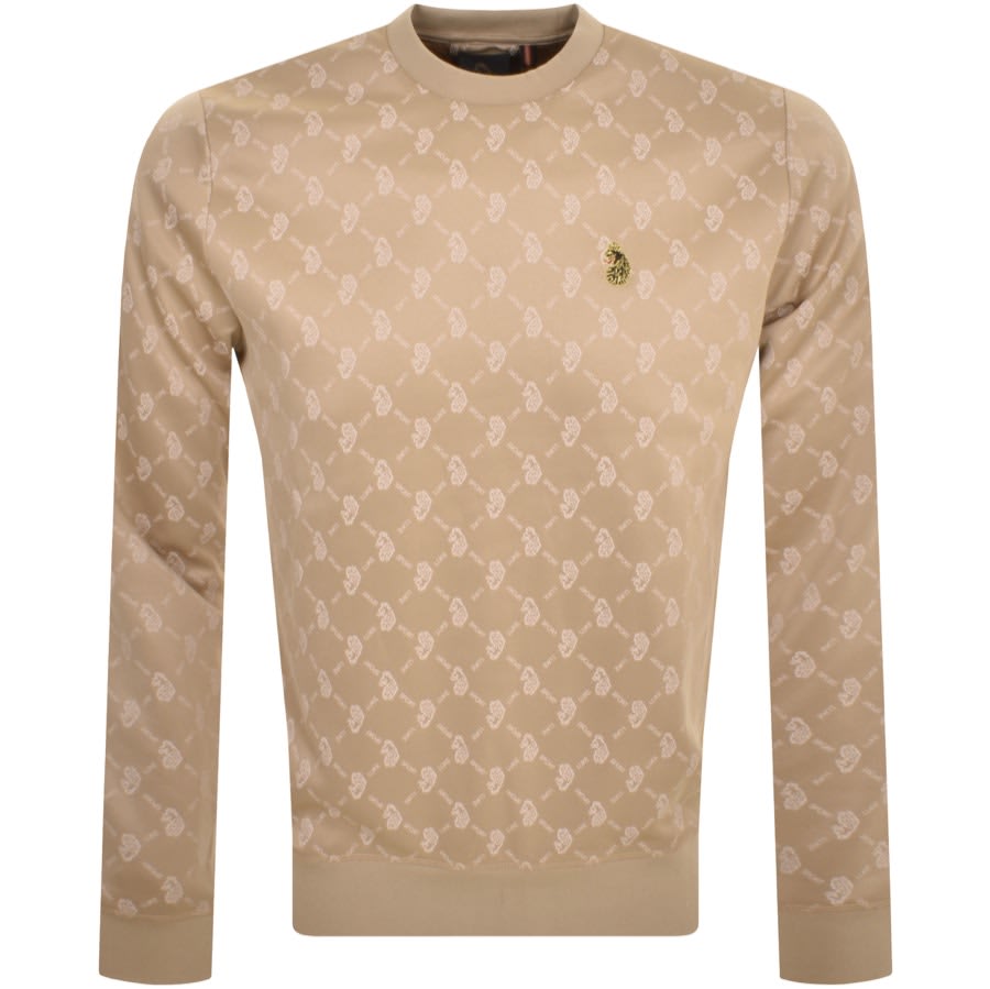 Main Product Image for Luke 1977 Gazzas Tears Sweatshirt Beige