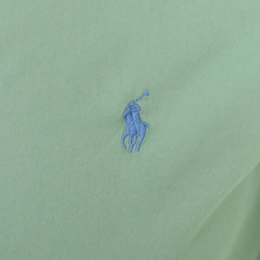 Ralph Lauren Slim Fit Long Sleeve Shirt Green Mainline Menswear