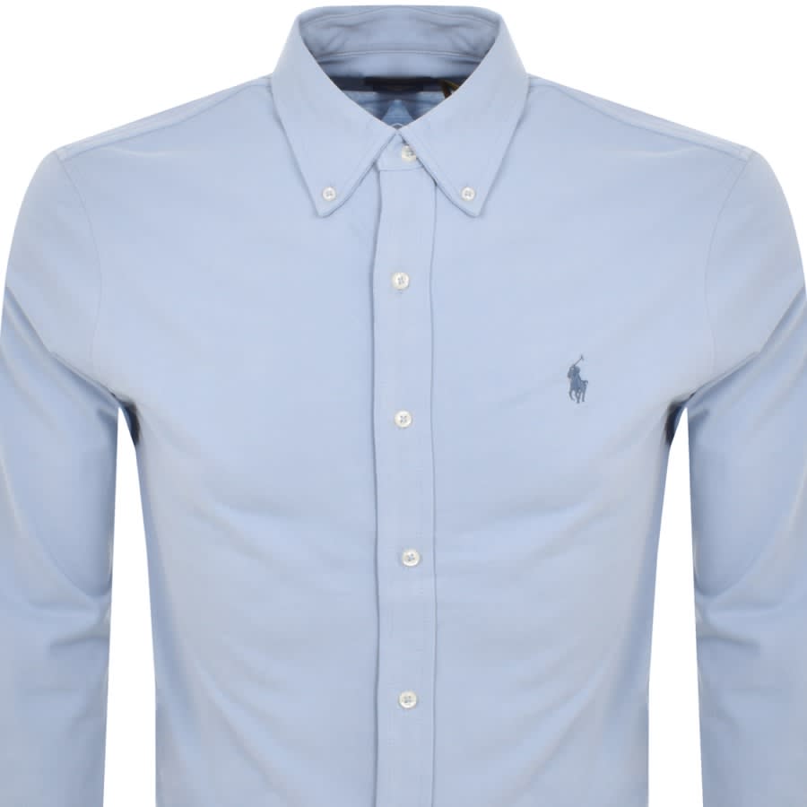 Alternative Image for ProductRalph Lauren Featherweight Mesh Shirt Blue2
