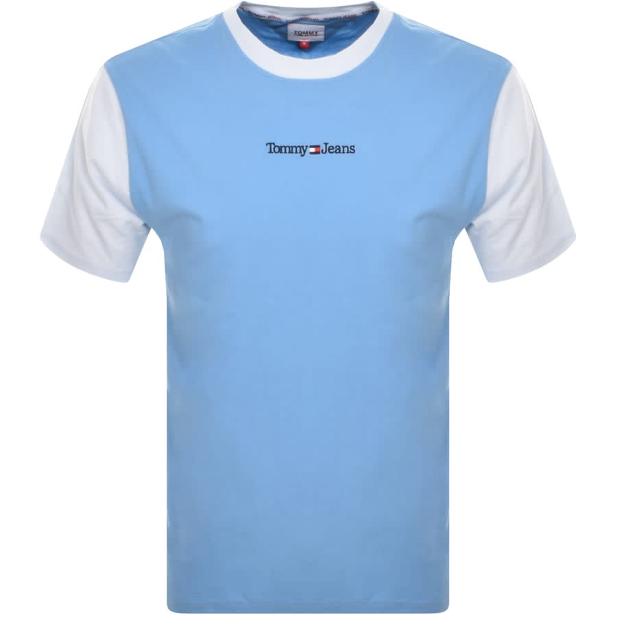 Blue tommy best sale jeans t shirt