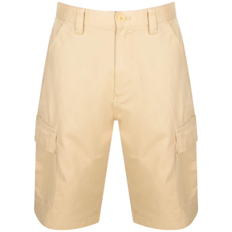 Tommy Jeans Aiden Baggy Cargo Shorts Beige | Mainline Menswear