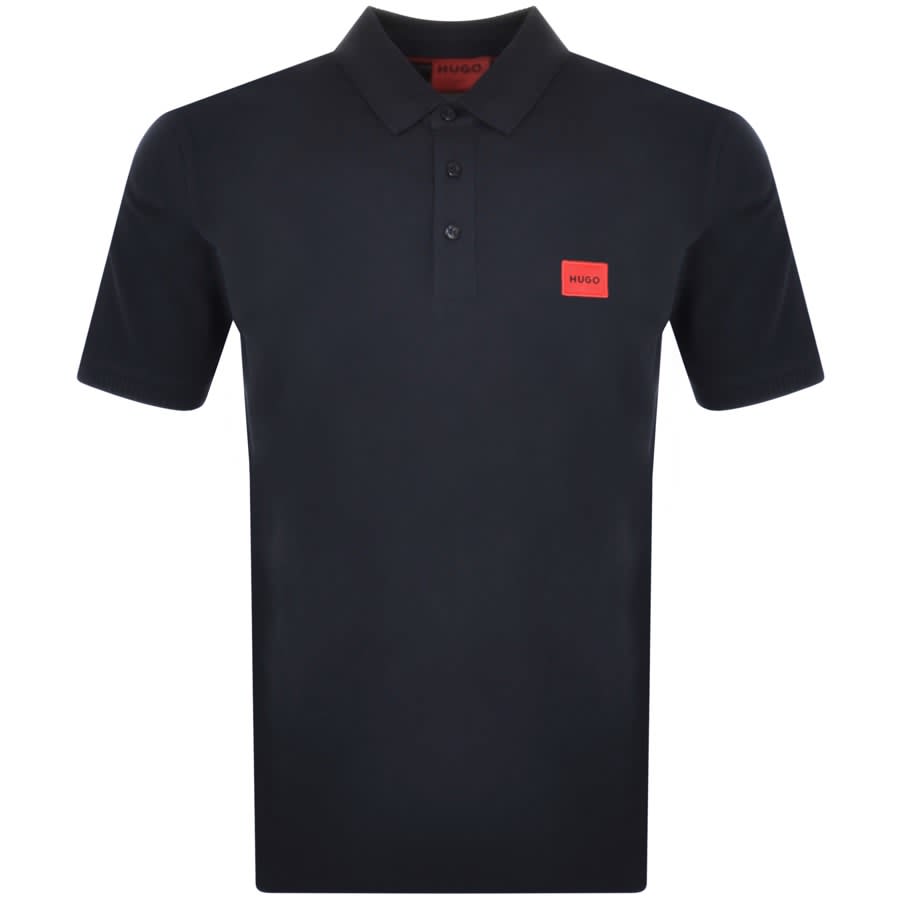 HUGO Dereso 232 Polo T Shirt Navy | Mainline Menswear
