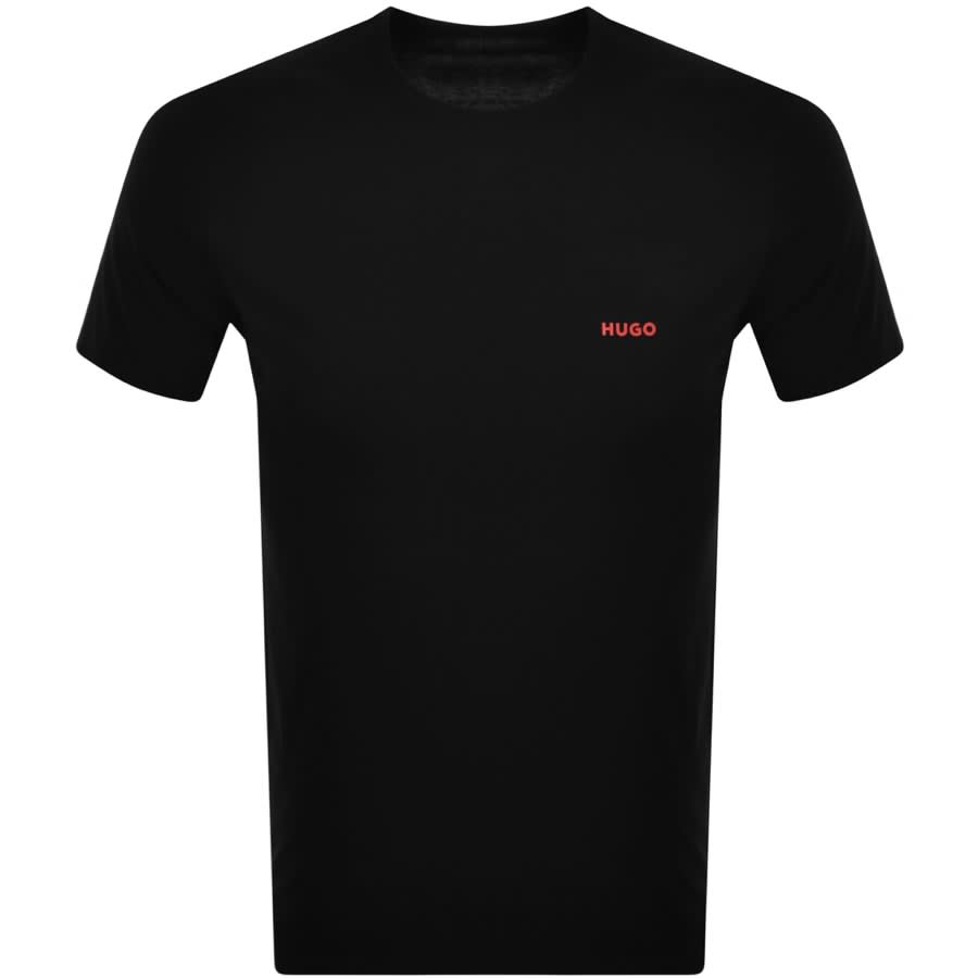 HUGO Triple Pack Crew Neck T Shirt Black | Mainline Menswear United States
