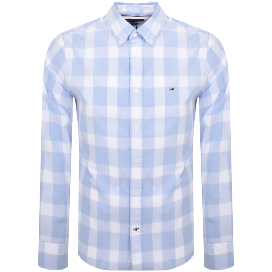 Hilfiger Long Sleeve Shirt Blue | Menswear United States