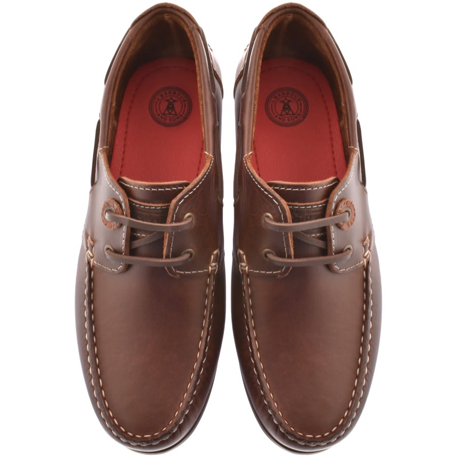 Barbour capstan discount boat shoes mahogany