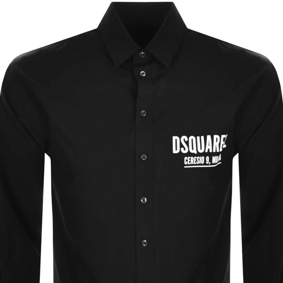 Alternative Image for ProductDSQUARED2 Ceresio 9 Long Sleeve Shirt Black2