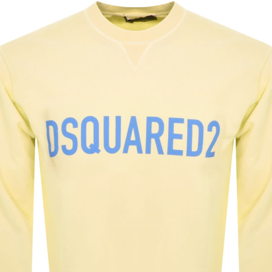 Dsquared2 yellow sweatshirt deals