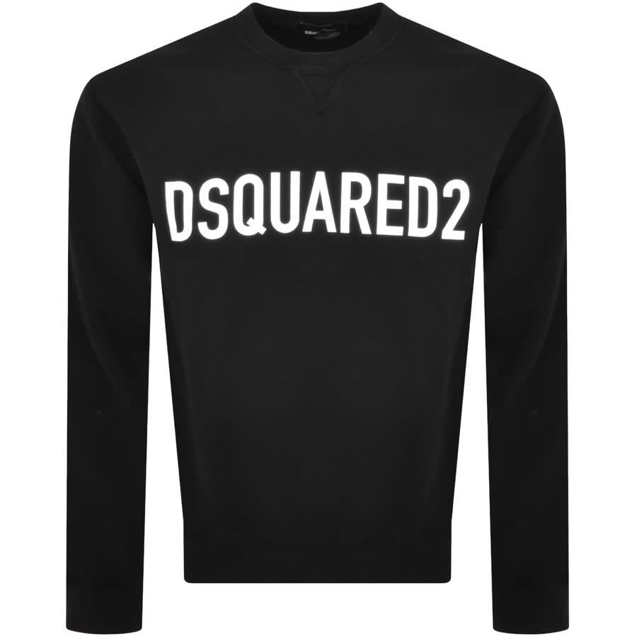 DSQUARED2 Logo Sweatshirt Black Mainline Menswear United States