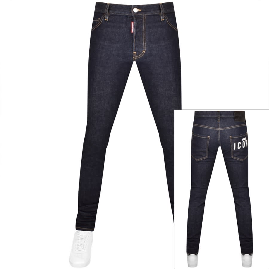 DSQUARED2 B Icon Cool Guy Jeans Navy | Mainline Menswear