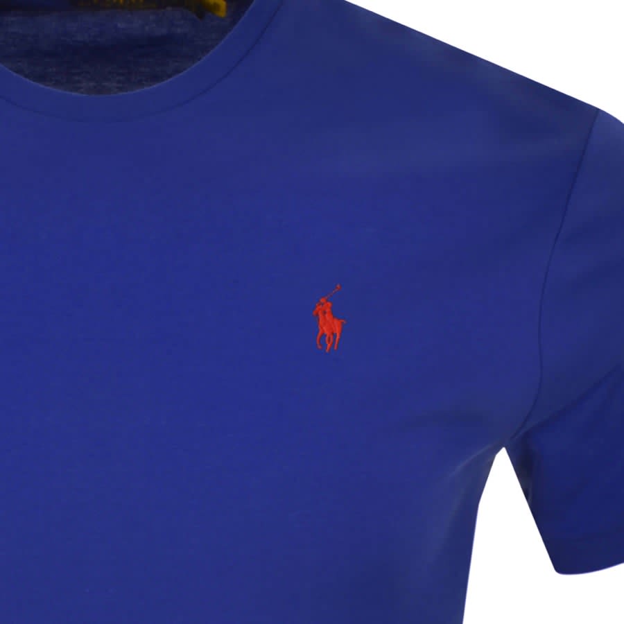 T-shirt with logo print, Polo Ralph Lauren, royal blue