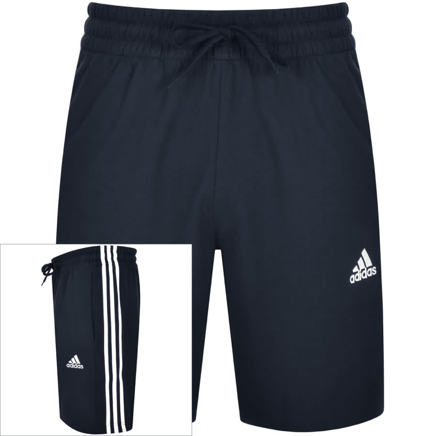 adidas Essentials Three Stripes Shorts Navy | Menswear United States