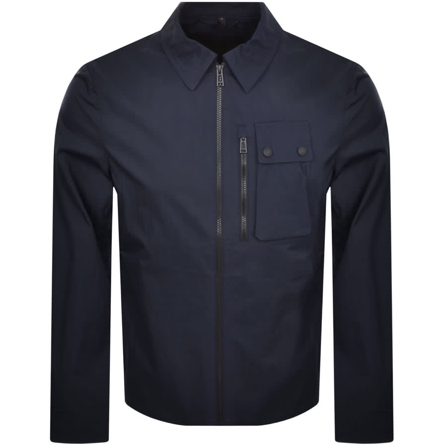 Belstaff Rail Overshirt Jacket Navy | Mainline Menswear