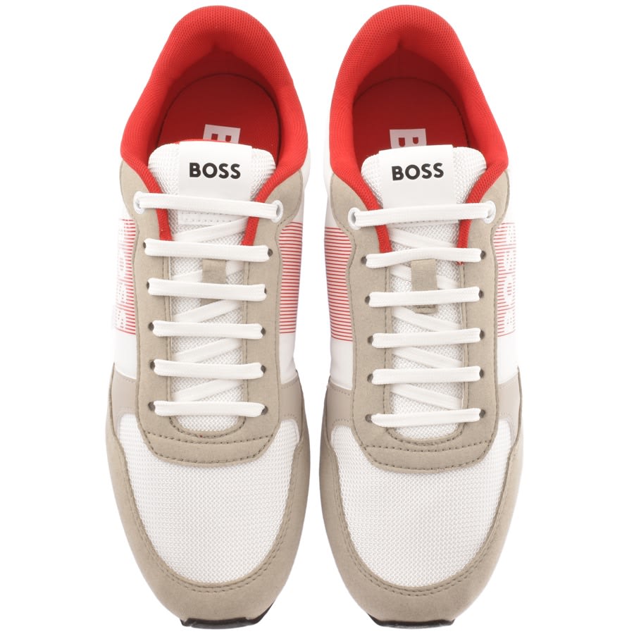 BOSS Kai Runn Trainers Beige Mainline Menswear Canada