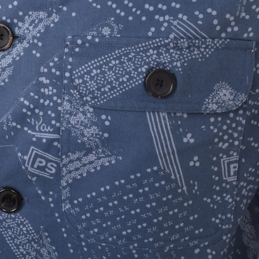 Paul Smith Military Jacket Blue | Mainline Menswear Canada