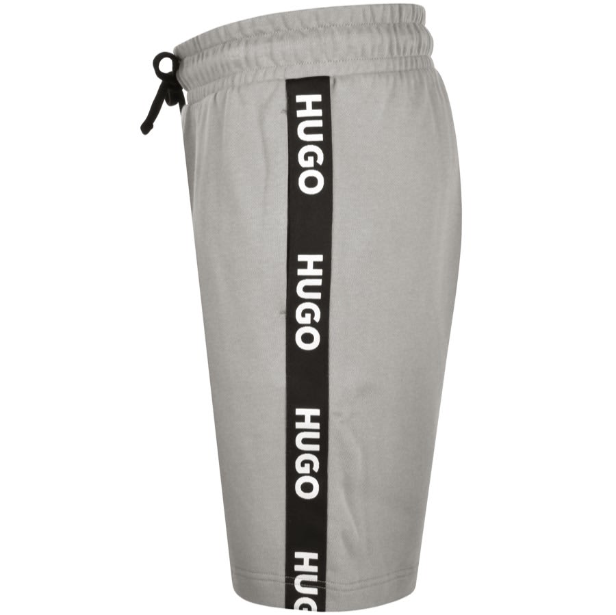 HUGO Lounge Sporty Logo Shorts Grey Mainline Menswear United States