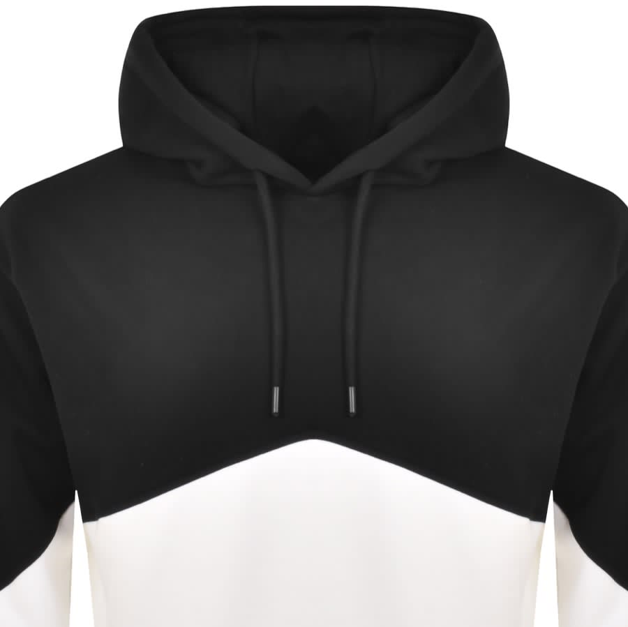 Armani Exchange Panel Hoodie Black Mainline Menswear United States