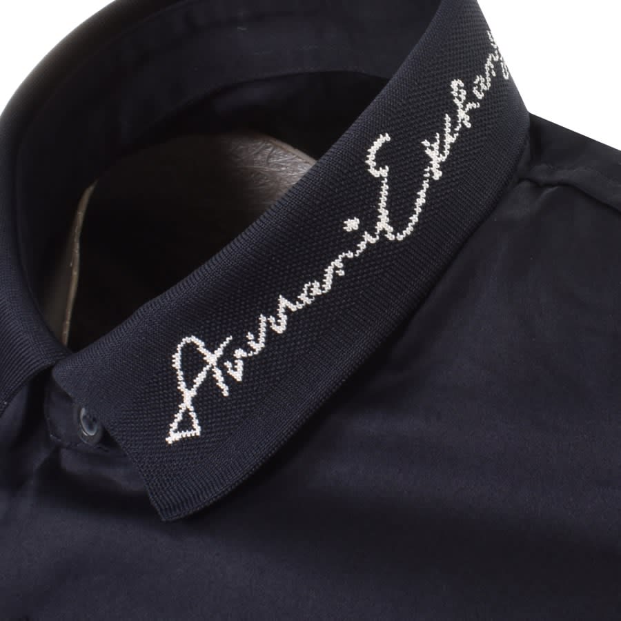 Armani Exchange Long Sleeve Shirt Navy Mainline Menswear