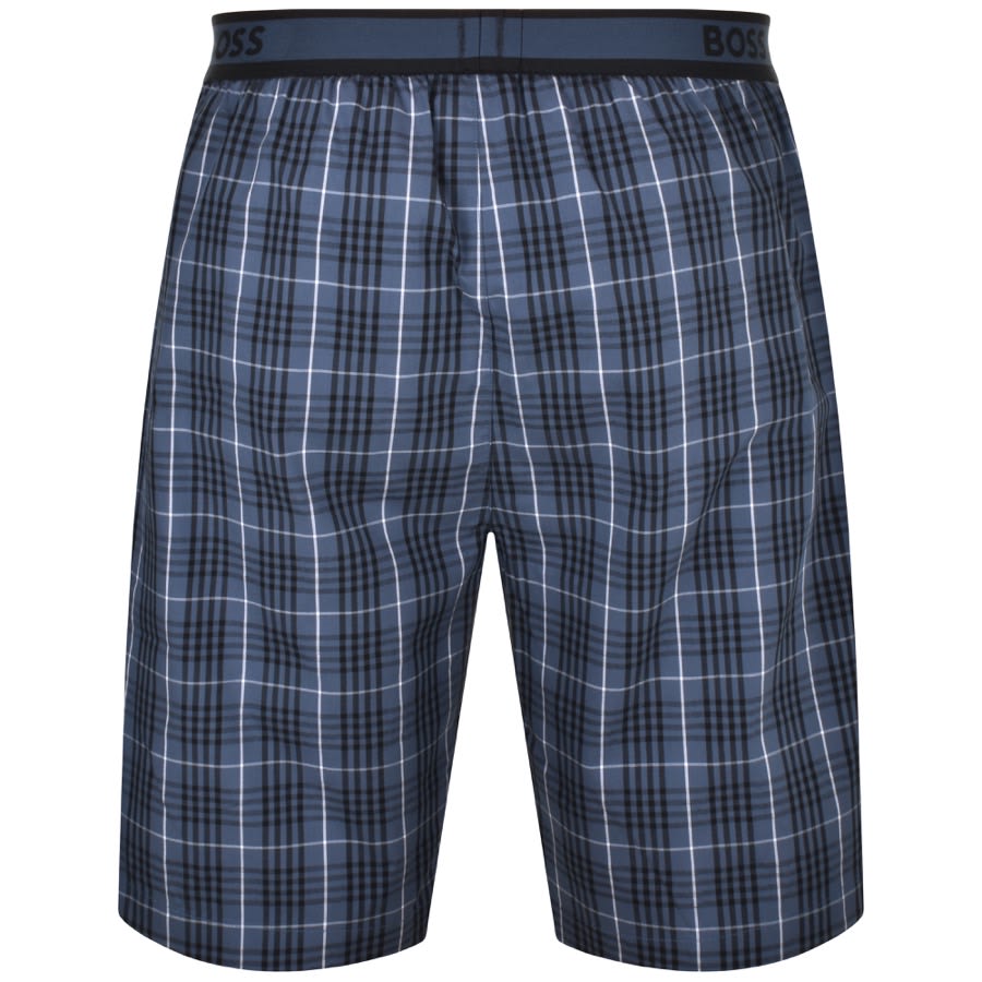 BOSS Urban Jersey Shorts Blue Mainline Menswear