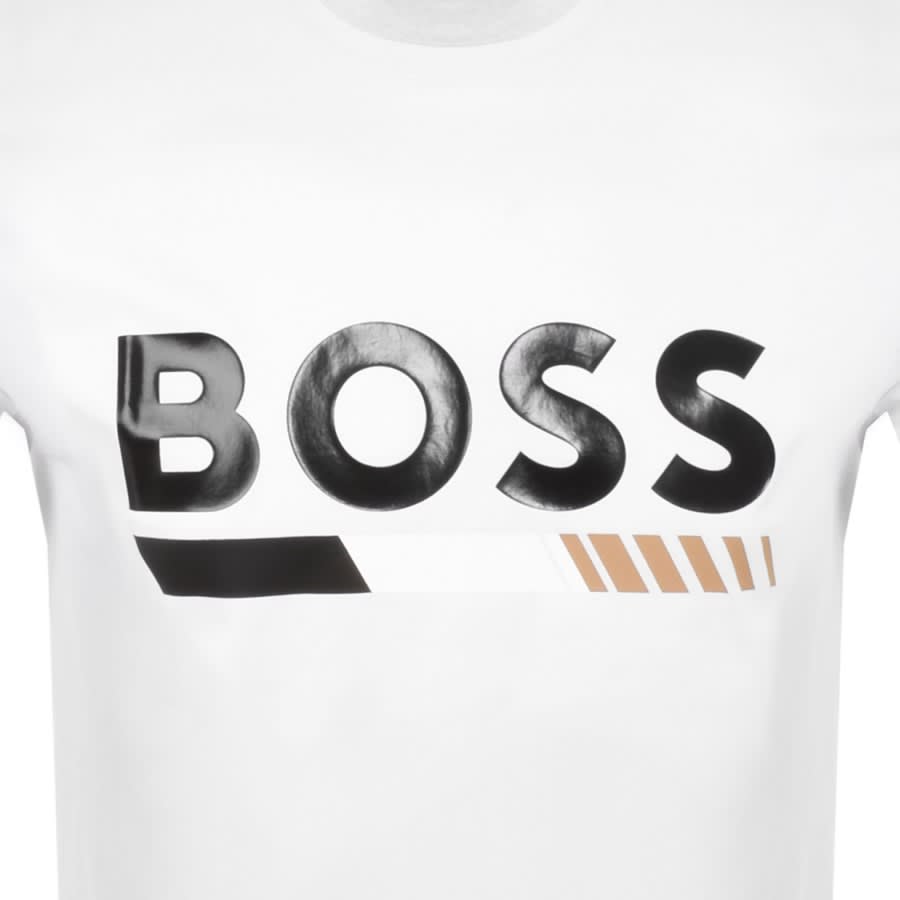 BOSS Tiburt 410 Logo T Shirt Black Mainline Menswear Ireland