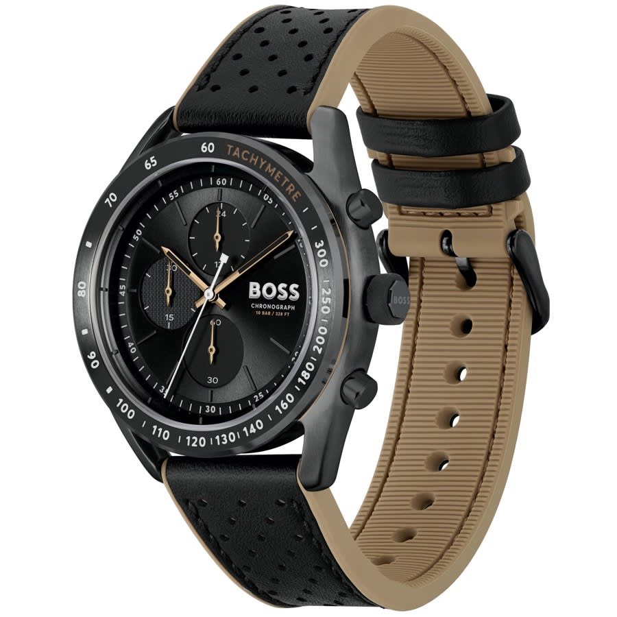 Hugo boss deals tachymeter black