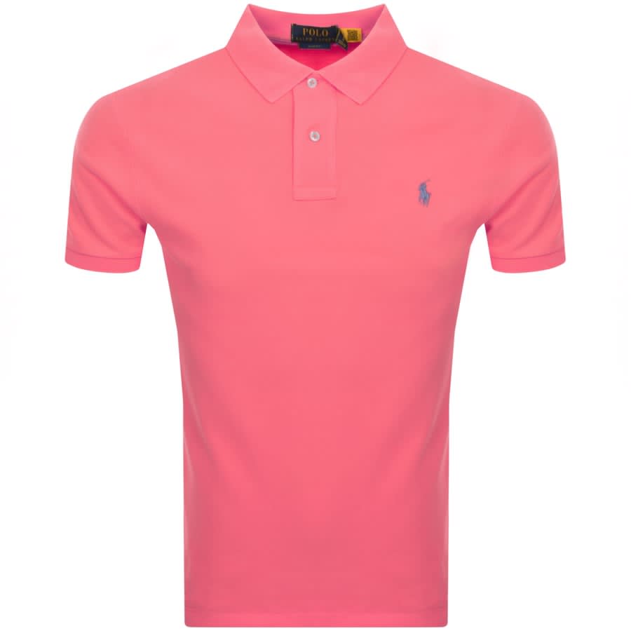 Ralph Lauren Slim Fit Polo T Shirt Red | Mainline Menswear