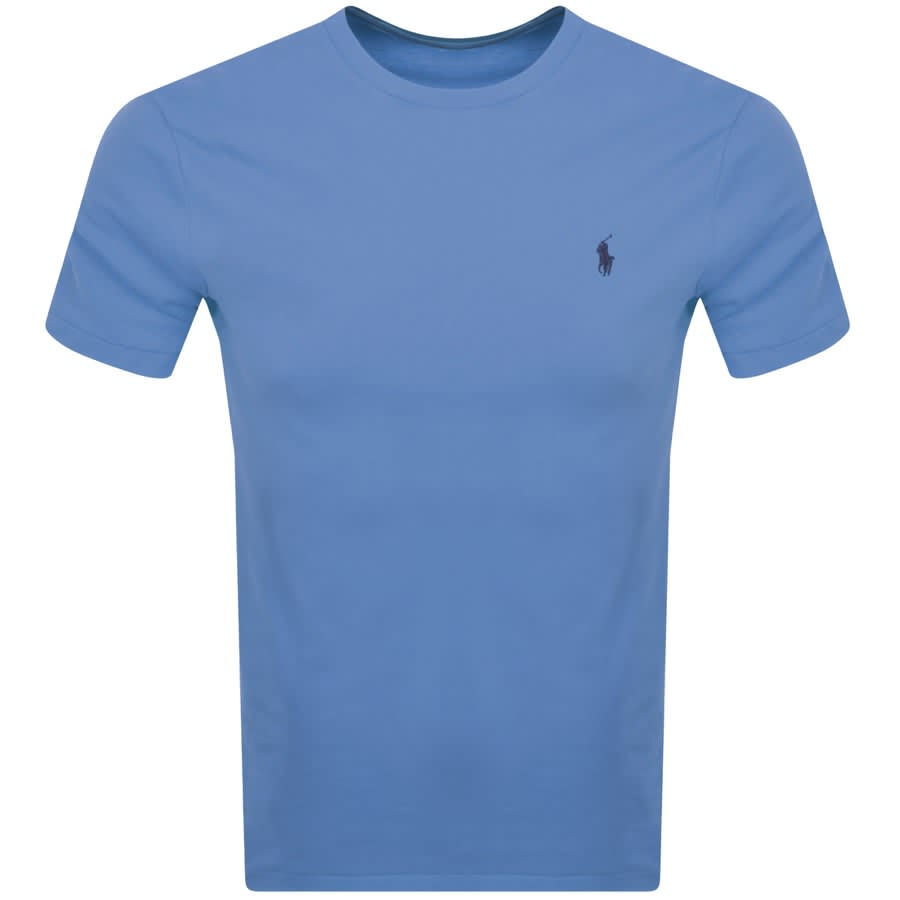 Ralph Lauren Crew Neck T Shirt Blue | Mainline Menswear