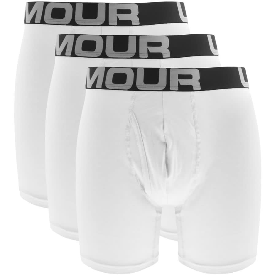 Baffle honing leider Under Armour Boxerjock 3 Pack Boxer Shorts White | Mainline Menswear  Australia