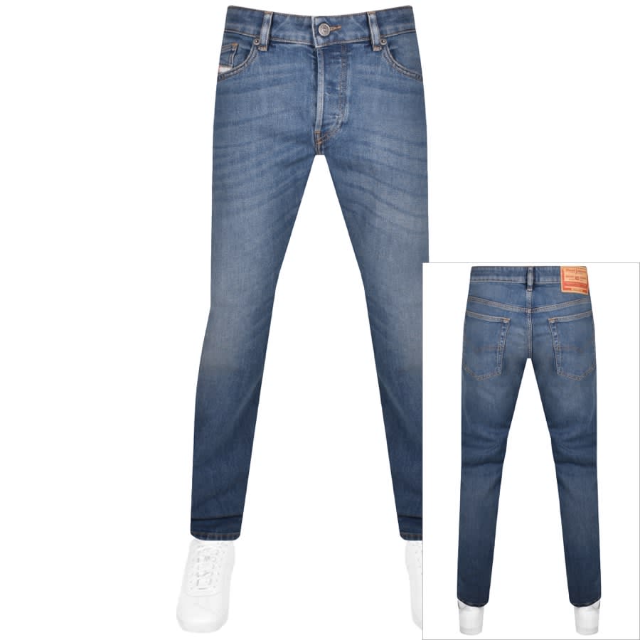 Diesel D Mihtry Mid Wash Jeans Blue | Mainline Menswear