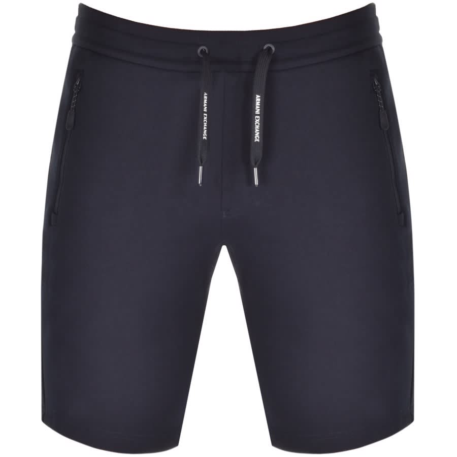 Armani Exchange Logo Sweat Shorts Navy | Mainline Menswear