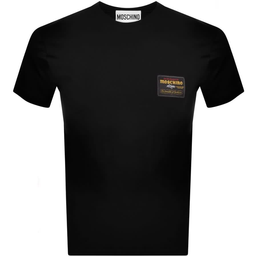 Moschino Logo T Shirt Black | Mainline Menswear