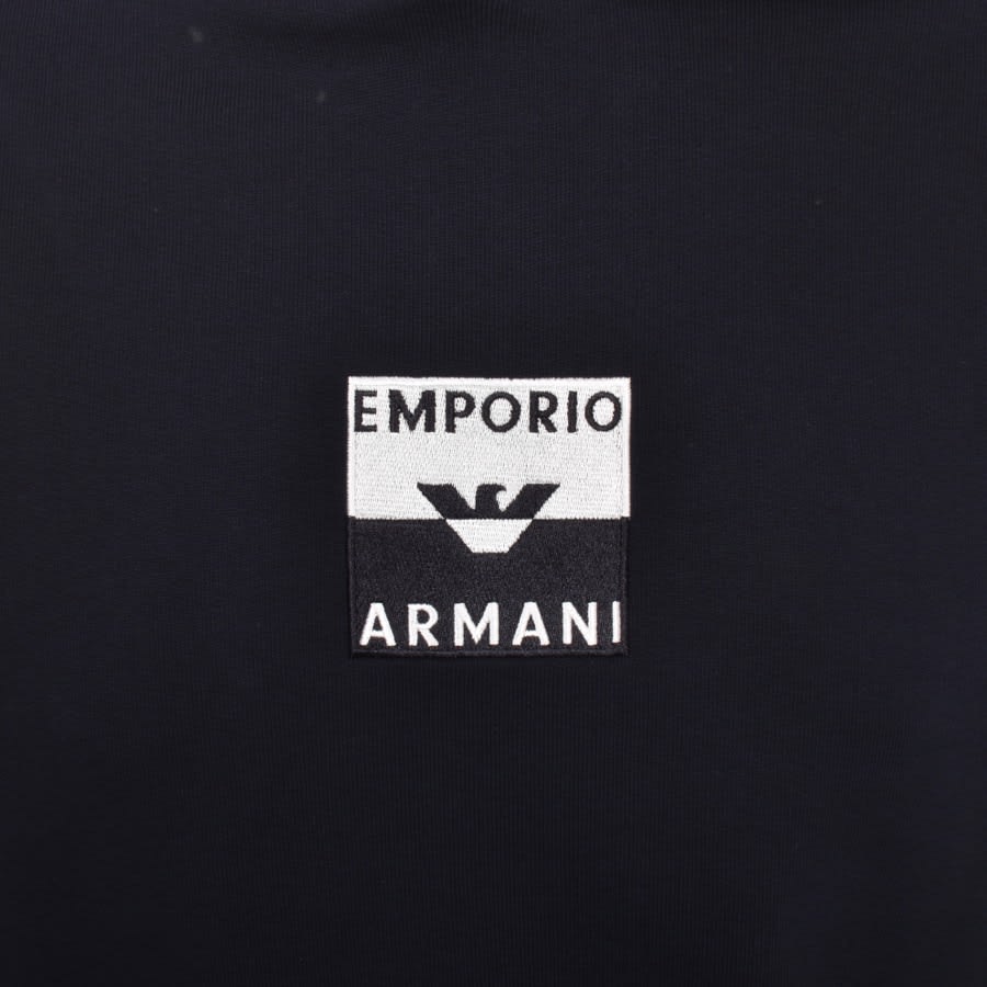 Navy discount armani hoodie