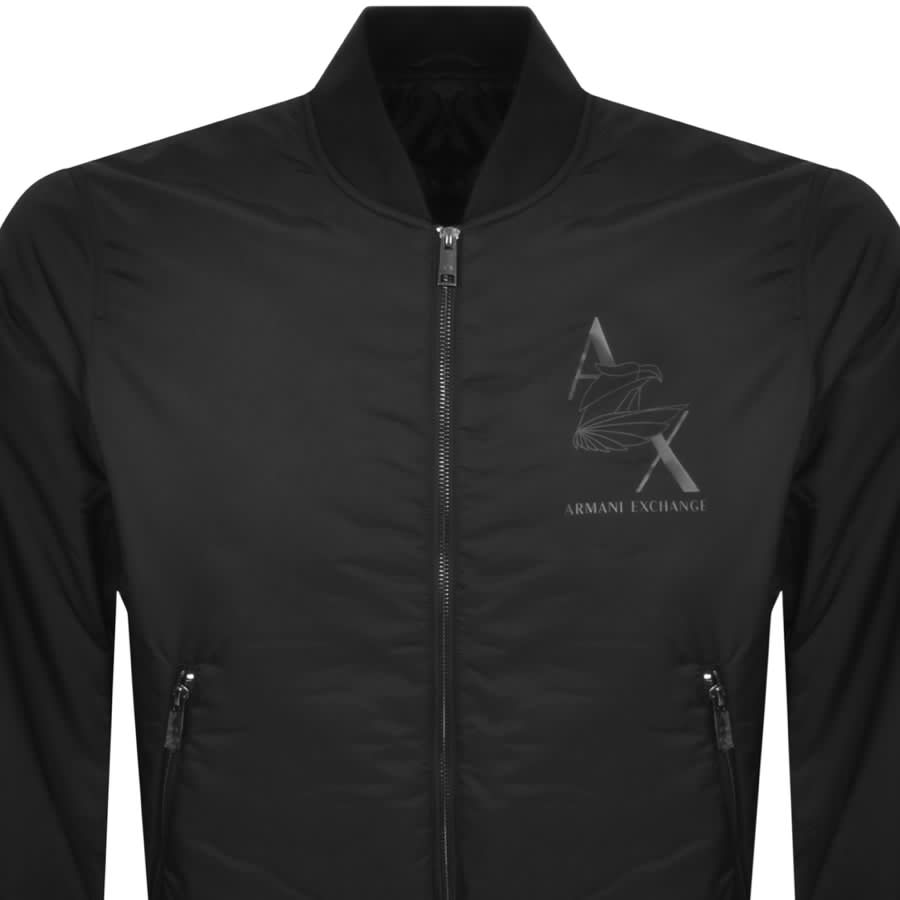 Armani Exchange Bomber Jacket Black | Mainline Menswear