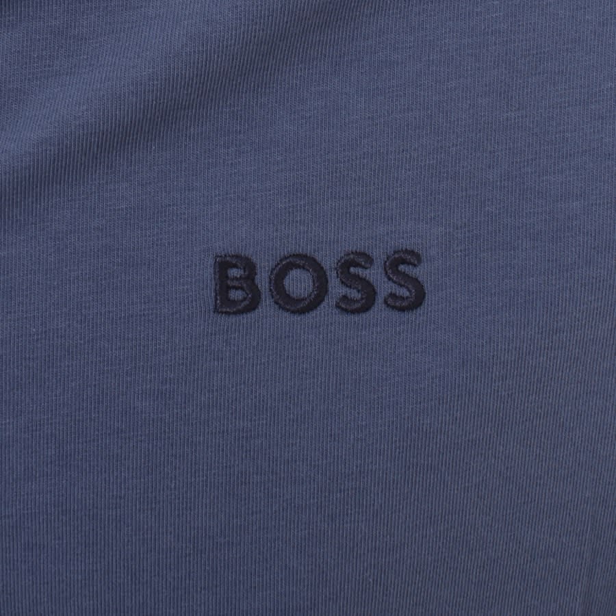 BOSS Lounge Mix And Match Full Zip Hoodie Blue | Mainline Menswear