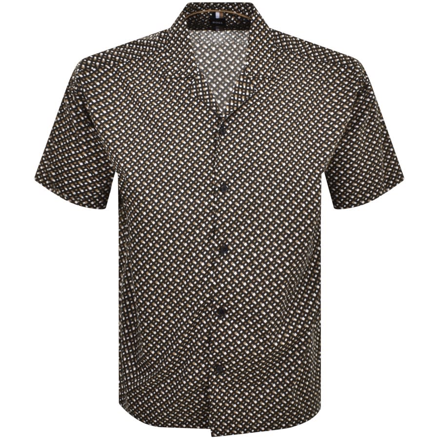 Short sleeve cheap boss shirts