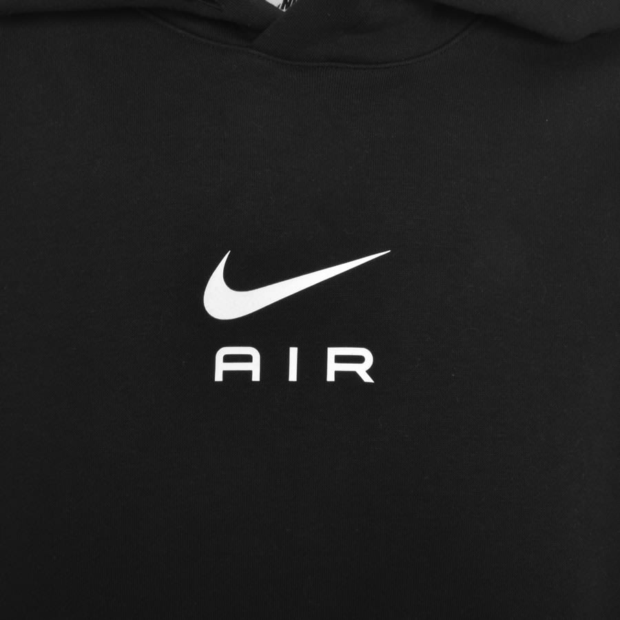 nike logo hoodie black