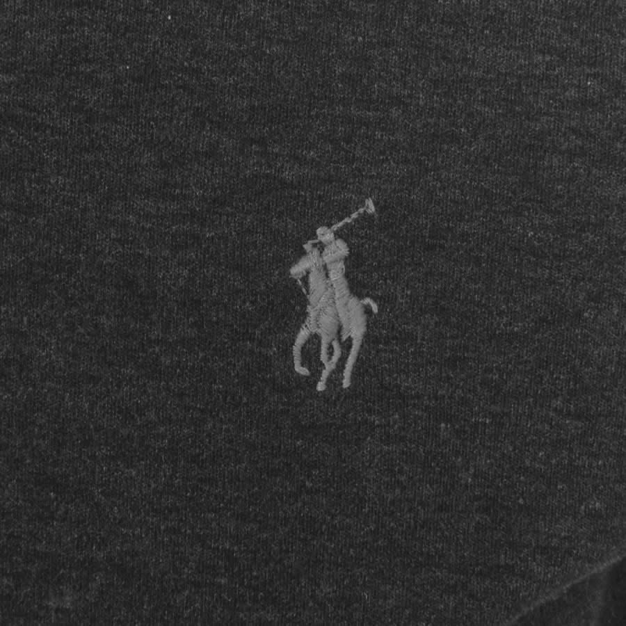 Slim Fit Long Sleeve Polo Shirt Black Marl Heather, Polo Ralph Lauren