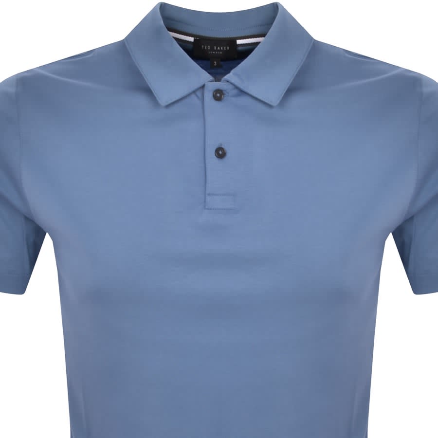 Ted Baker Slim Fit Zeither Polo T Shirt Blue Mainline Menswear