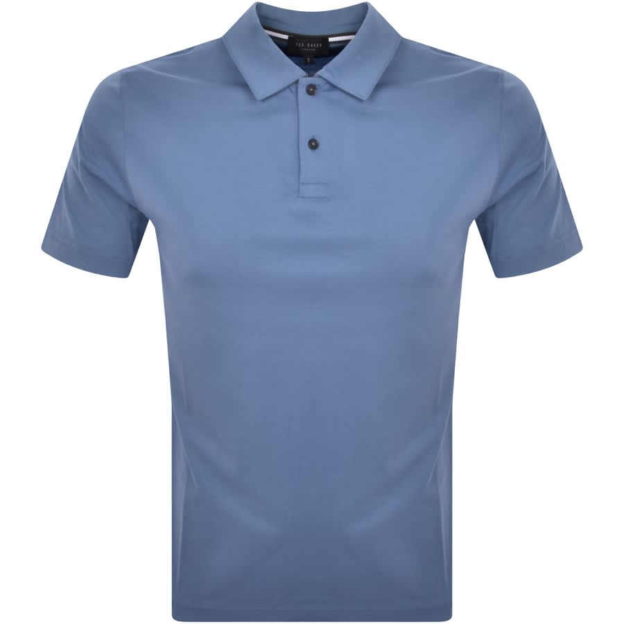 Ted Baker Slim Fit Zeither Polo T Shirt Blue | Mainline Menswear
