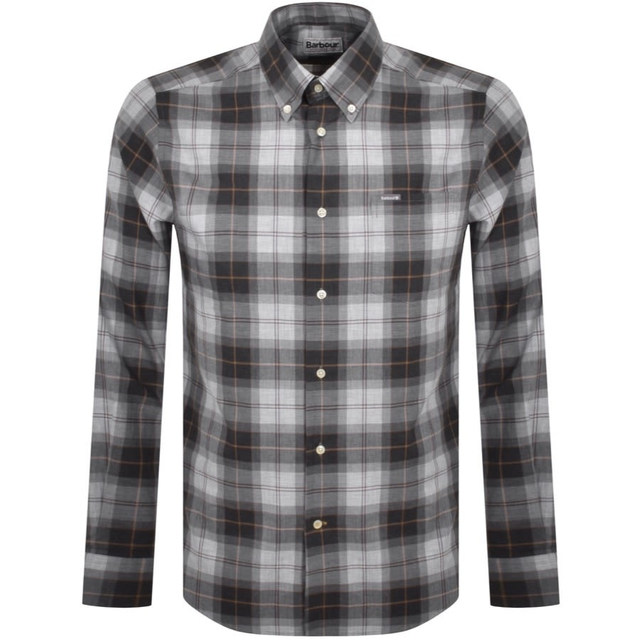 Barbour shirts Grey clearance