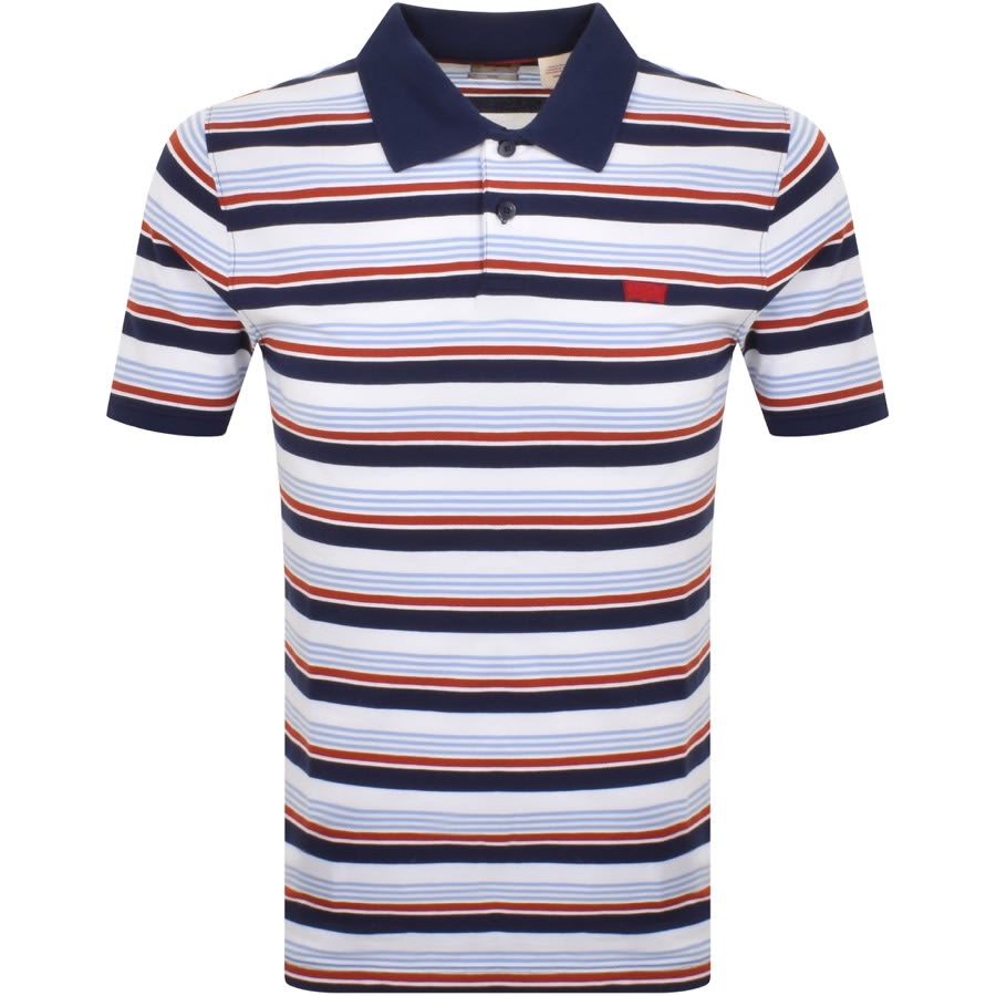 Levis Original Slim Housemark Polo T Shirt Blue | Mainline Menswear