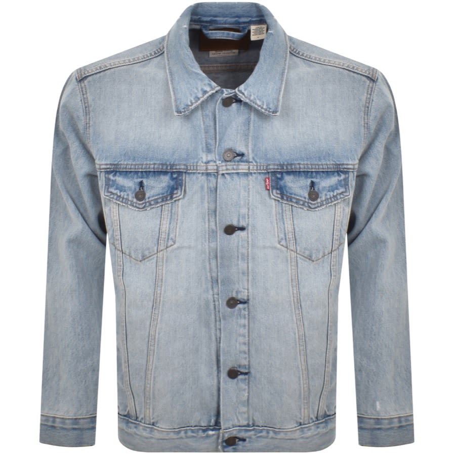 Levis Light Wash Trucker Denim Jacket Blue | Mainline Menswear