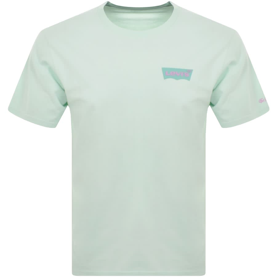 Levis Logo Crew Neck T Shirt Green | Mainline Menswear