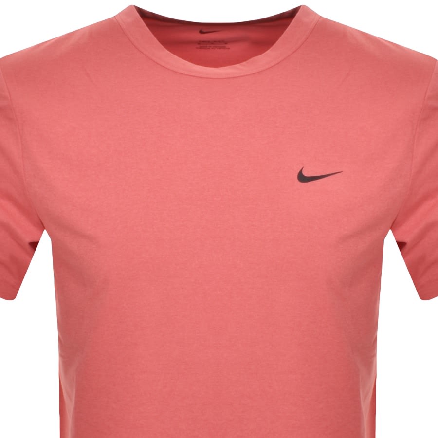 Mens pink t shirt nike sales