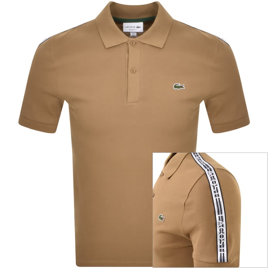 gravid God følelse vitamin Lacoste Short Sleeved Polo T Shirt Brown | Mainline Menswear United States
