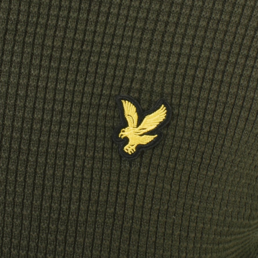 Lyle and scott green jumper on sale