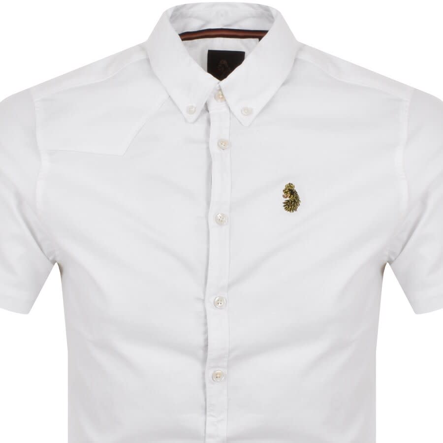 Luke 1977 Cambridge Short Sleeve Shirt White Mainline Menswear
