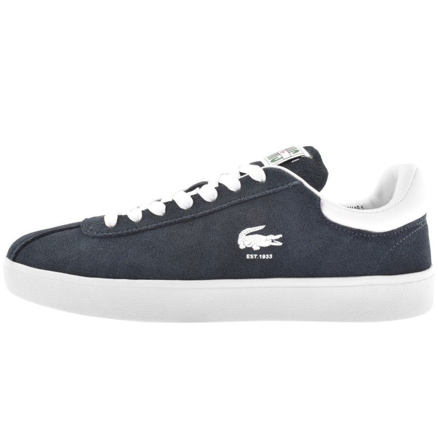 Lacoste Baseshot Trainers Navy | Mainline Menswear