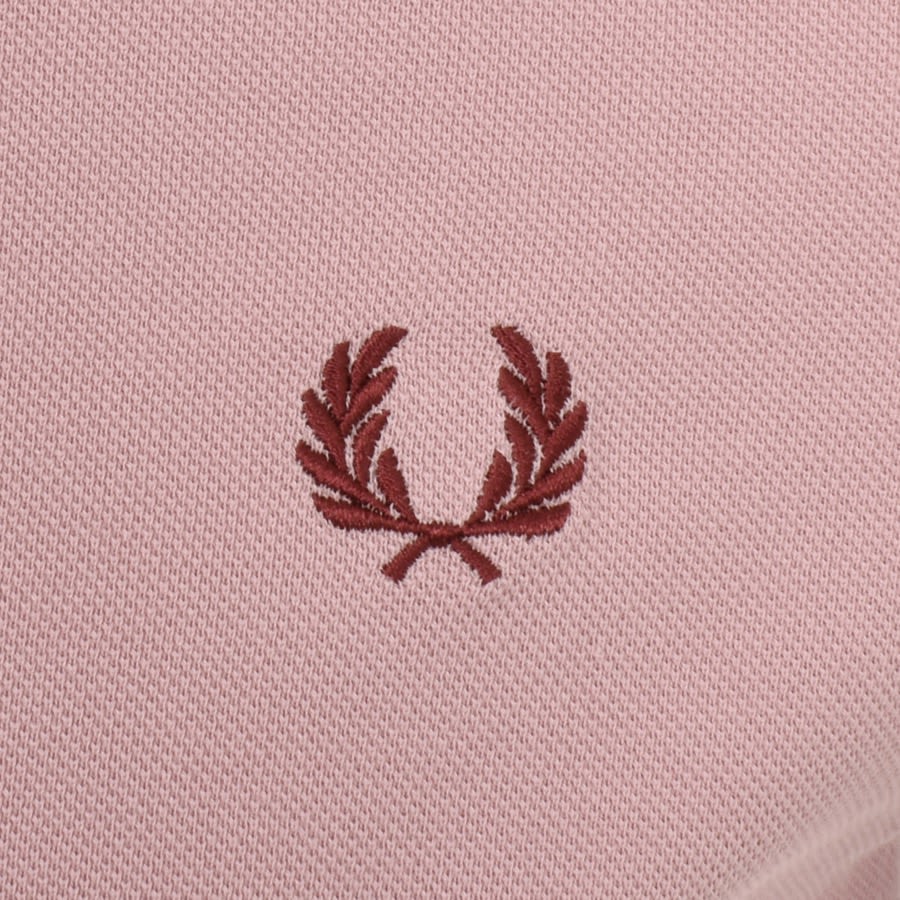 Fred Perry Plain Polo T Shirt Pink | Mainline Menswear United States