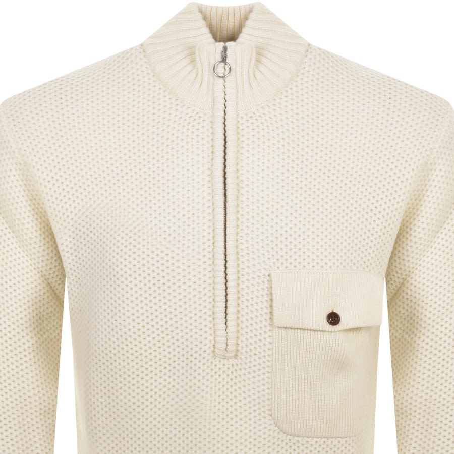 Pretty green top half zip